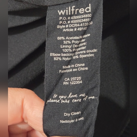 Aritzia Wilfred Montesson Moto Jacket Coat Size 2 - Picture 11 of 11